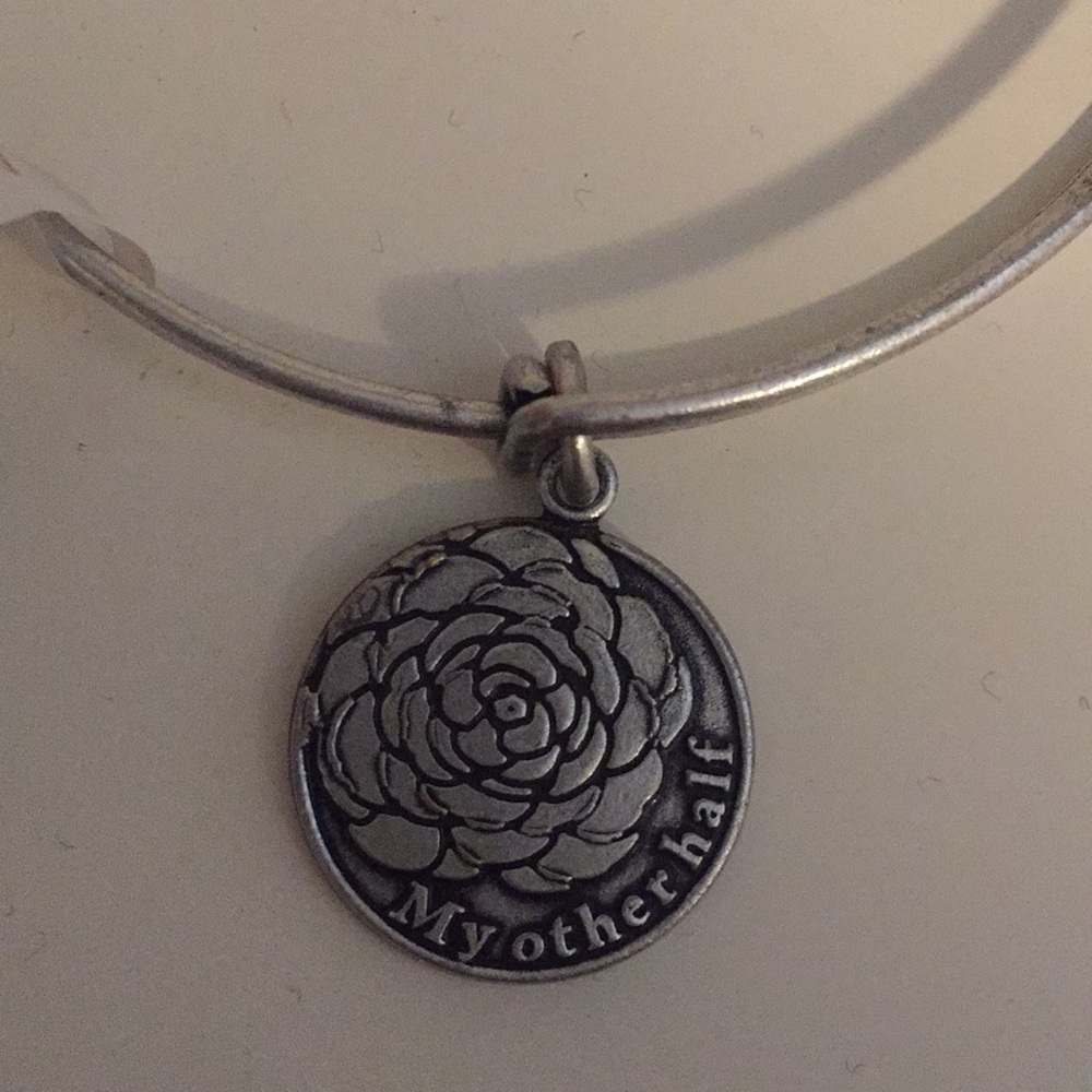 Alex And Ani - My Other Half silver bracelet